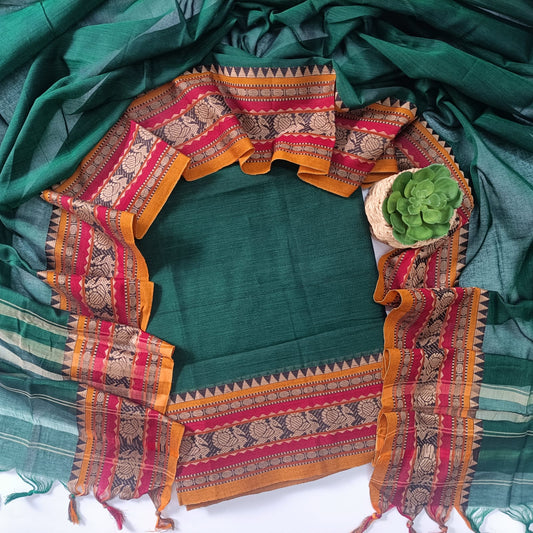 DARK GREEN - DHARWAD COTTON SUIT SET