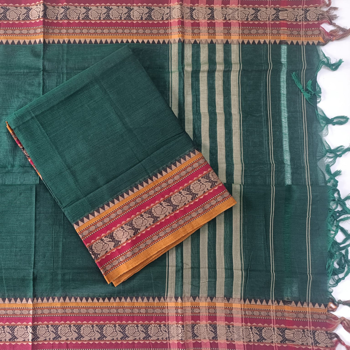 DARK GREEN - DHARWAD COTTON SUIT SET