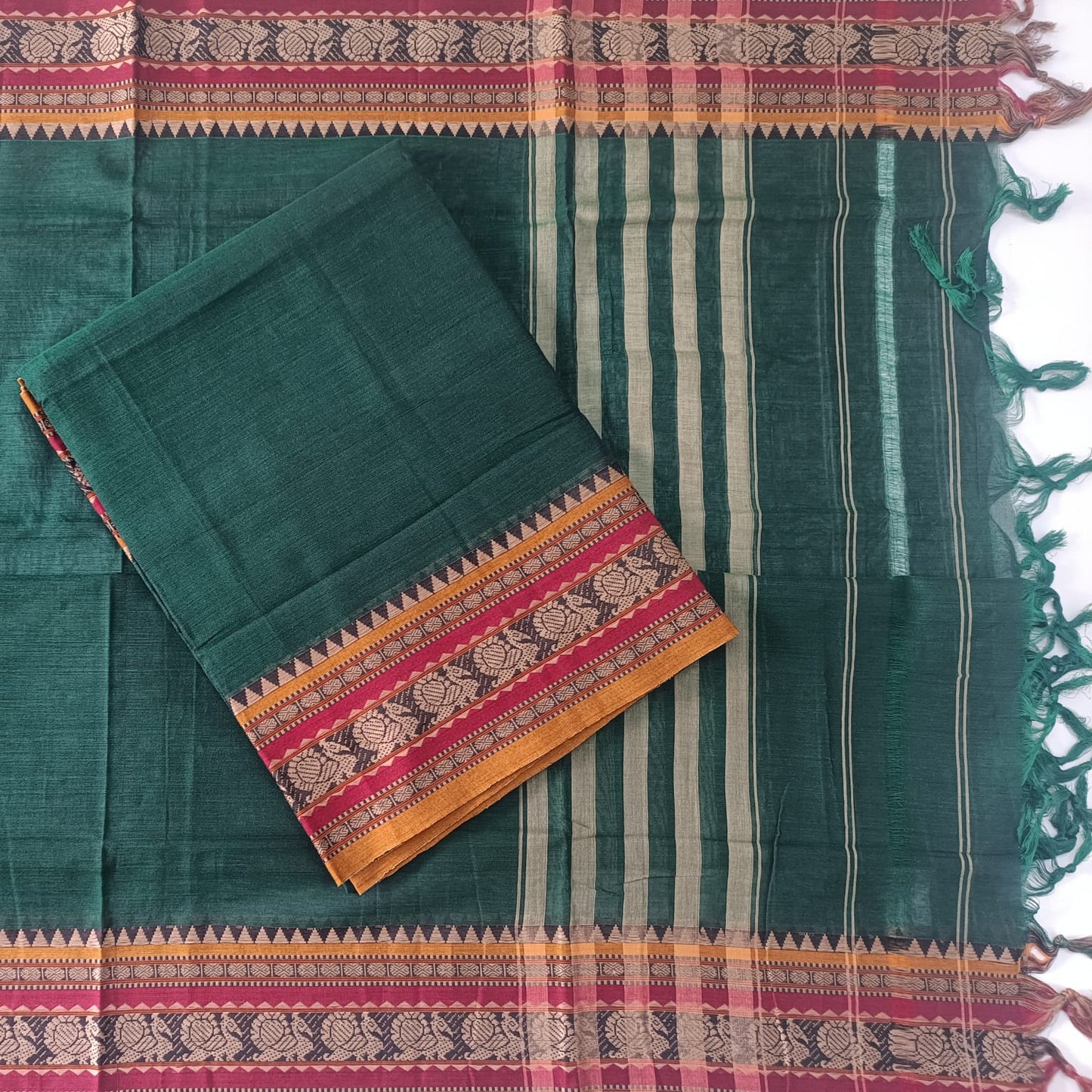 DARK GREEN - DHARWAD COTTON SUIT SET