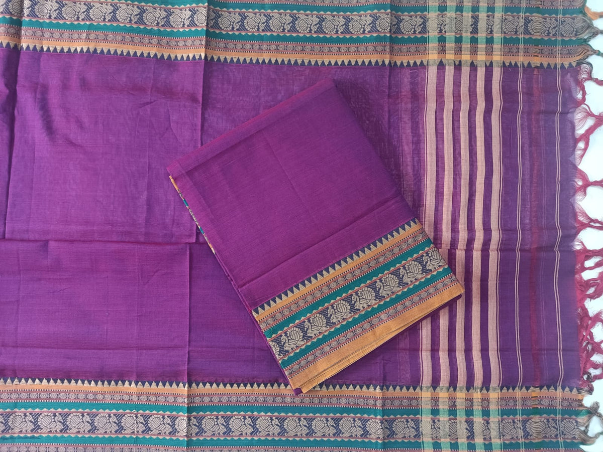 MAGENTA PINK - DHARWAD COTTON SUIT SET