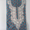 BLUE- JAIPUR COTTON - 3 PC SUIT SET - TOP,BOTTOM & DUPATTA