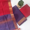VIOLET & PINK - PURE MANGALAGIRI SUIT SET