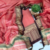 PEACH - NARAYANPET COTTON SUIT SET