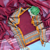 MAROON - NARAYANPET COTTON SUIT SET